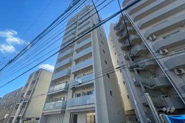 ルフレプレミアム新小岩の外観（西側から）