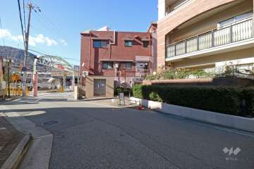 敷地南側の前面道路