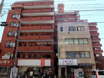 朝日プラザ深江北町の外観（北側から）