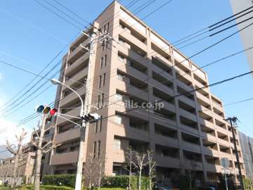 ジークレフ魚崎弐番館の外観（南西側から）