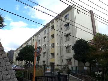 渦ヶ森コーポ12号館の外観（北西側から）