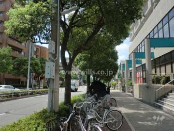 敷地南側の前面道路（山手幹線）