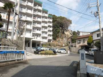 敷地南東側の前面道路