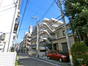 甲南第5東灘ハイムの外観(北西側から)