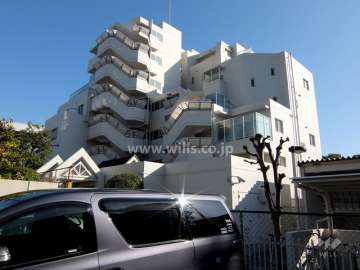 ハイツ住吉川公園の外観（北西側から）