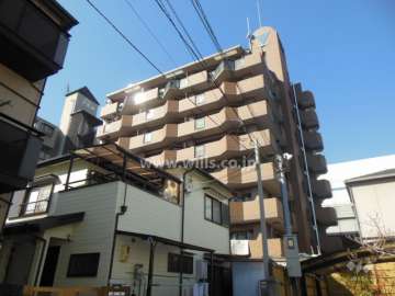 プレステージ深江南町の外観（東側から）