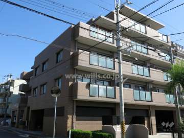 プレステージ魚崎中町の外観（北西側から）