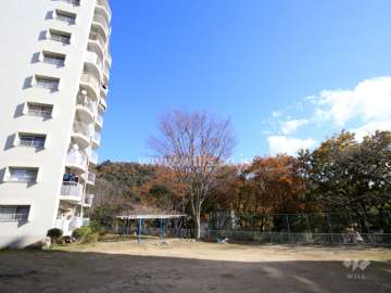周囲には山林が広がり、たいへん緑豊かです。