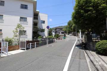 敷地北東側の前面道路