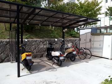 駐輪場、バイク置場