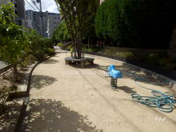 敷地に隣接する小さな公園