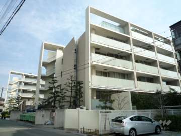 ルネラディウス芦屋川の外観（北西側から）