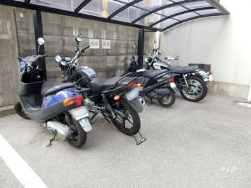 バイク置場