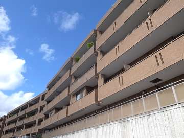 ヴェルーサ岡本山手の外観（南東側から）