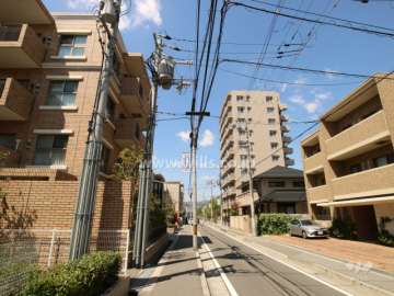 前面道路(北東側から)
