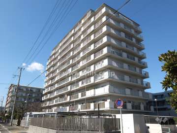 魚崎レックスマンション2号棟の外観（南東側から）