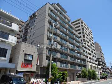 プレステージ深江北町の外観（南西側から）