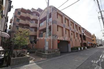 ヴィルヌーブ本山中町の外観（北東側から）