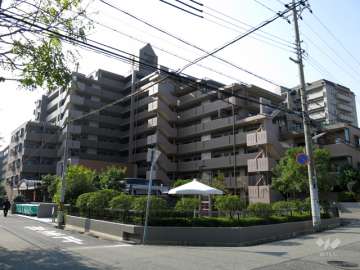 ライオンズマンション住吉川の外観（北東側から）