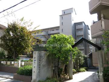 サンハイツ魚崎の外観（北側から）