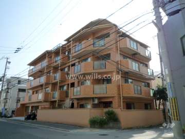 ライオンズマンション芦屋西第２の外観（北東側から）