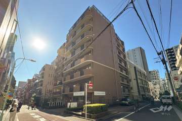 スカーラ文京本郷スカイプラザの外観（北東側から）
