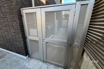 駐輪場の出入り口