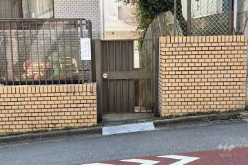 駐輪場の出入り口