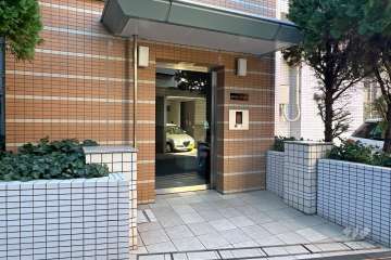 駐輪場の出入り口