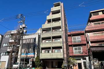 スカイコート茗荷谷壱番館の外観（南側から）