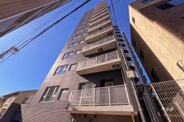 シティハウス文京本駒込の外観（南東側から）