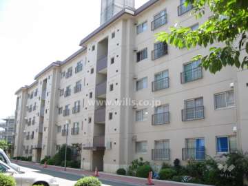 甲子園ビューハイツS棟の外観（北側から）