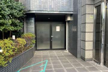 駐輪場の出入り口