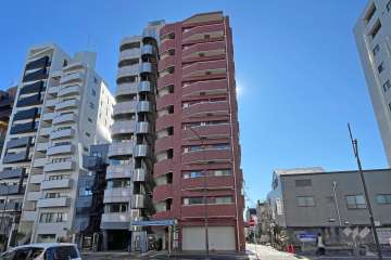 モナークマンション後楽園の外観（北西側から）