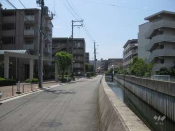 マンションの西側の様子