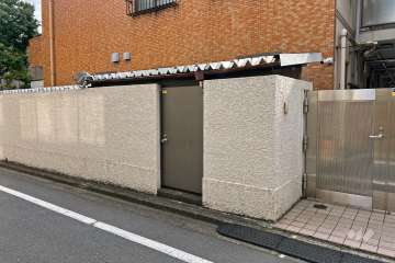 駐輪場の出入り口