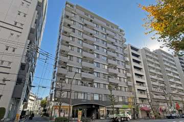 メゾン文京関口2の外観（北西側から）