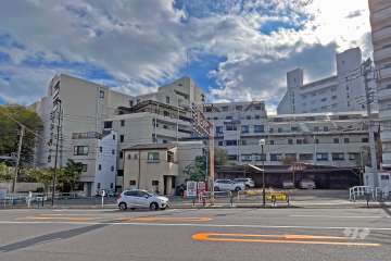 文京目白台ハイツの外観（北西側から）