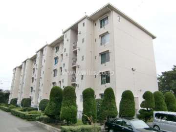 上田東町住宅3号棟の外観（北西側から）