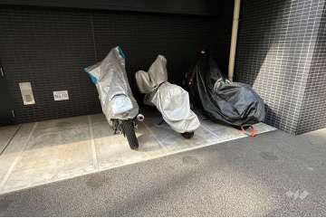 バイク置き場