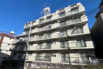 小石川ハイツの外観（南西側から）