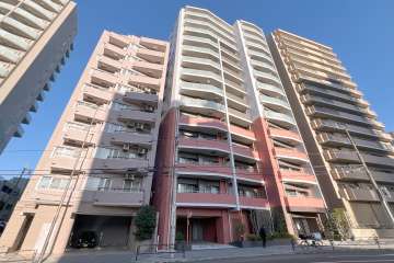 シェフルール文京茗荷谷の外観（西側から）