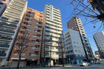 プレセダンヒルズ文京本駒込の外観（北西側から）