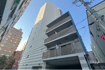 プレセダンヒルズ文京本駒込の外観（南東側から）