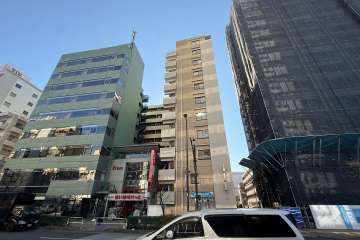 シーアイマンション立教前の外観（北西側から）