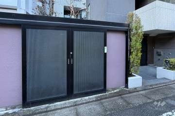 駐輪場の出入り口