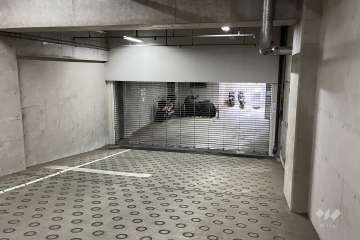 駐車場の出入り口(リンクシャッター付)