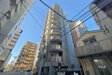 レックス大塚山の手台の外観（東側から）