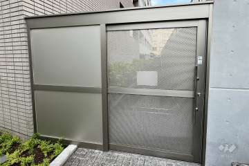 駐輪場の出入り口