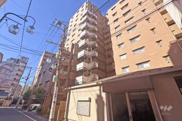 藤和シティホームズ巣鴨STATIONVIEWの外観（北東側から）.
